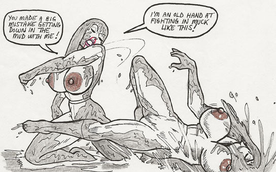 JMR-CS-006  FISTFIGHT AT FRENCHIE'S CORRAL  Cartoon Story