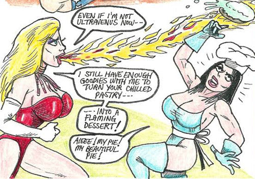 JMR-CS-014  ULTRAVENUS vs. SERALEE  Cartoon Story