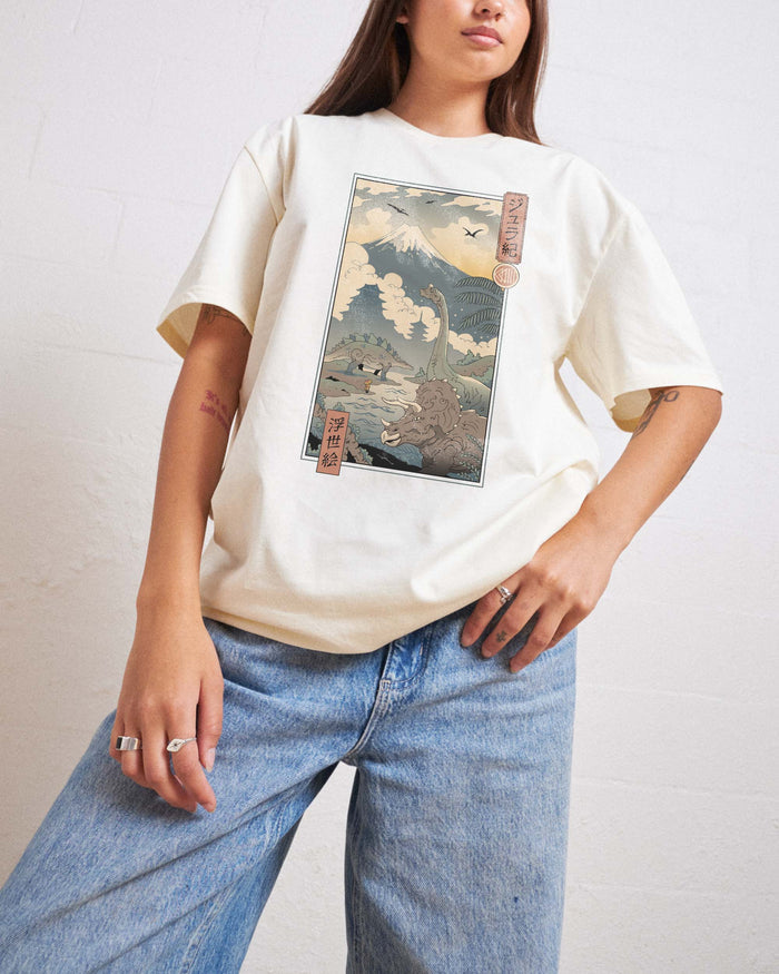 Jurassic Ukiyo-e 1 T-Shirt Australia Online