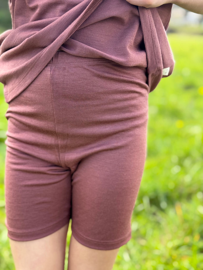 Kids Shorts | Model is wearing size 7/ and is 7yrs old.