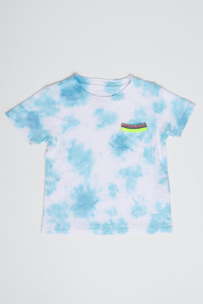 Kids Tie Dye Pocket T-Shirt