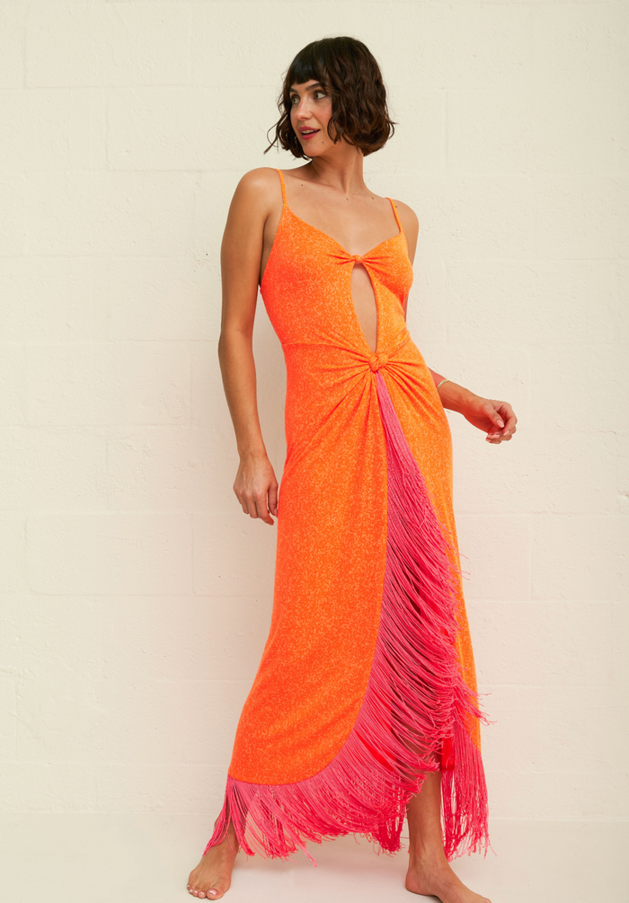Knotted Cutout Dress