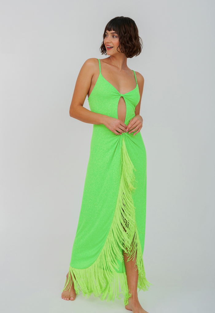 Knotted Cutout Dress