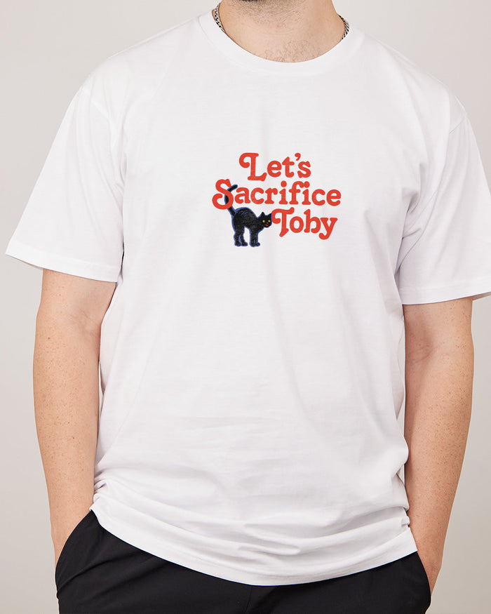 Let's Sacrifice Toby Front and Back T-Shirt Australia Online