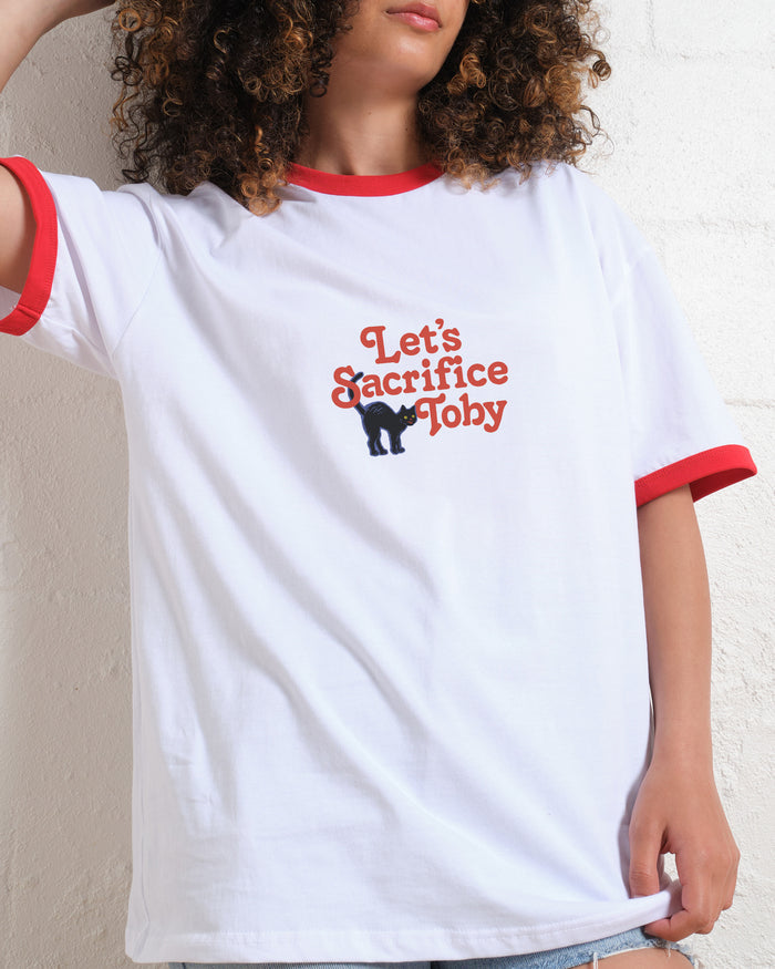 Let's Sacrifice Toby Front and Back T-Shirt Australia Online