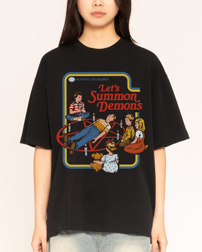 Let's Summon Demons Oversized Tee – view 2