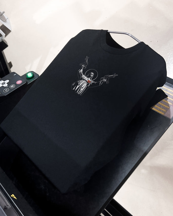 Machine Gun Christ T-Shirt Australia Online