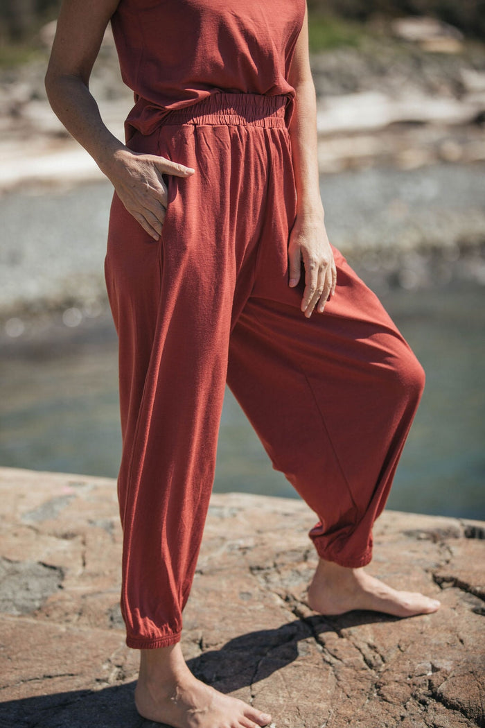 Balloon Pants | Lhasa is wearing size Small, height 5.6"