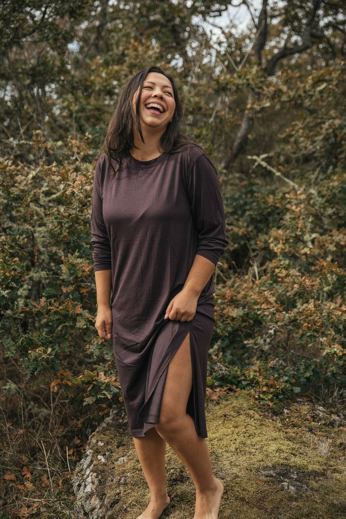 Crew Dress | Hanna is wearing size Medium, height 5.3"