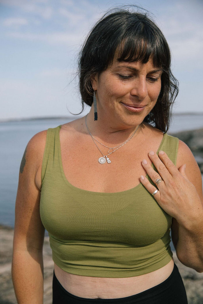 Merino Crop Top