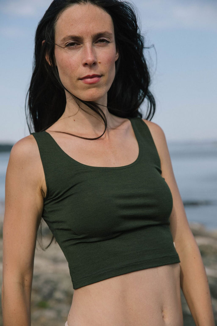 Merino Crop Top