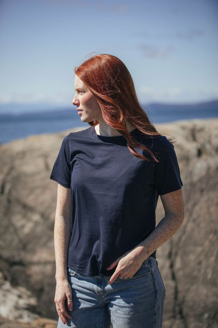 Long Boxy T-Shirt| Olivia is wearing size XSmall,  height 5.7"