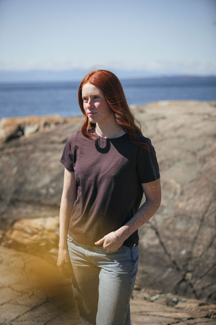 Long Boxy T-Shirt| Olivia is wearing size XSmall,  height 5.7"