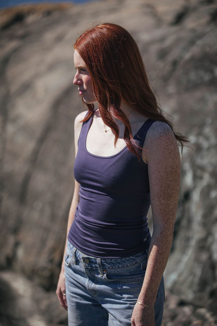 Merino Long Crop Top