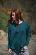 Oversized T | Olivia is wearing size XSmall, height 5.7"
