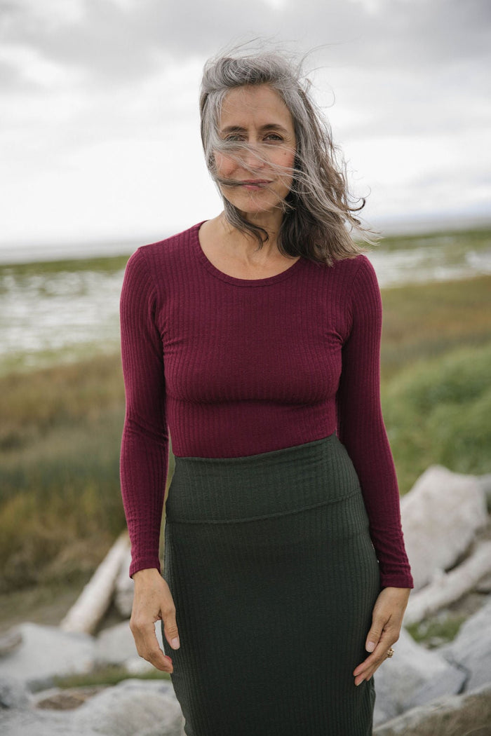Rib Crew | Model is wearing size Small