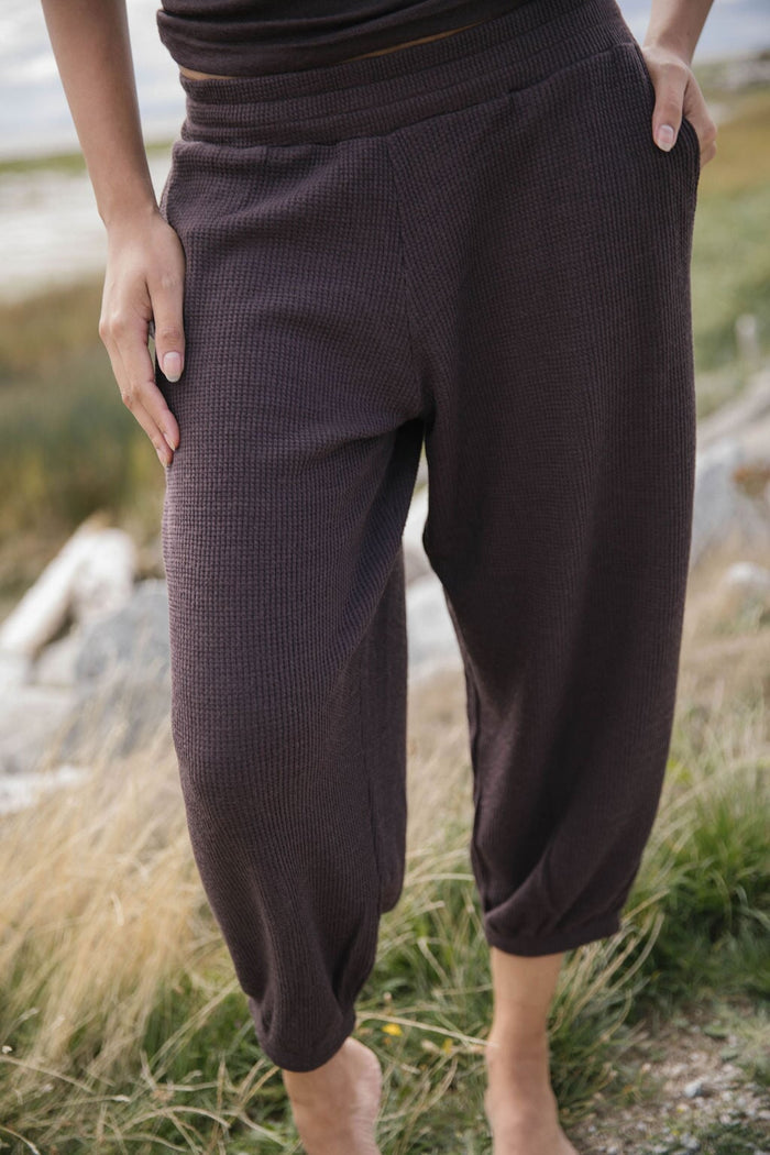 Merino Waffle Balloon Pants
