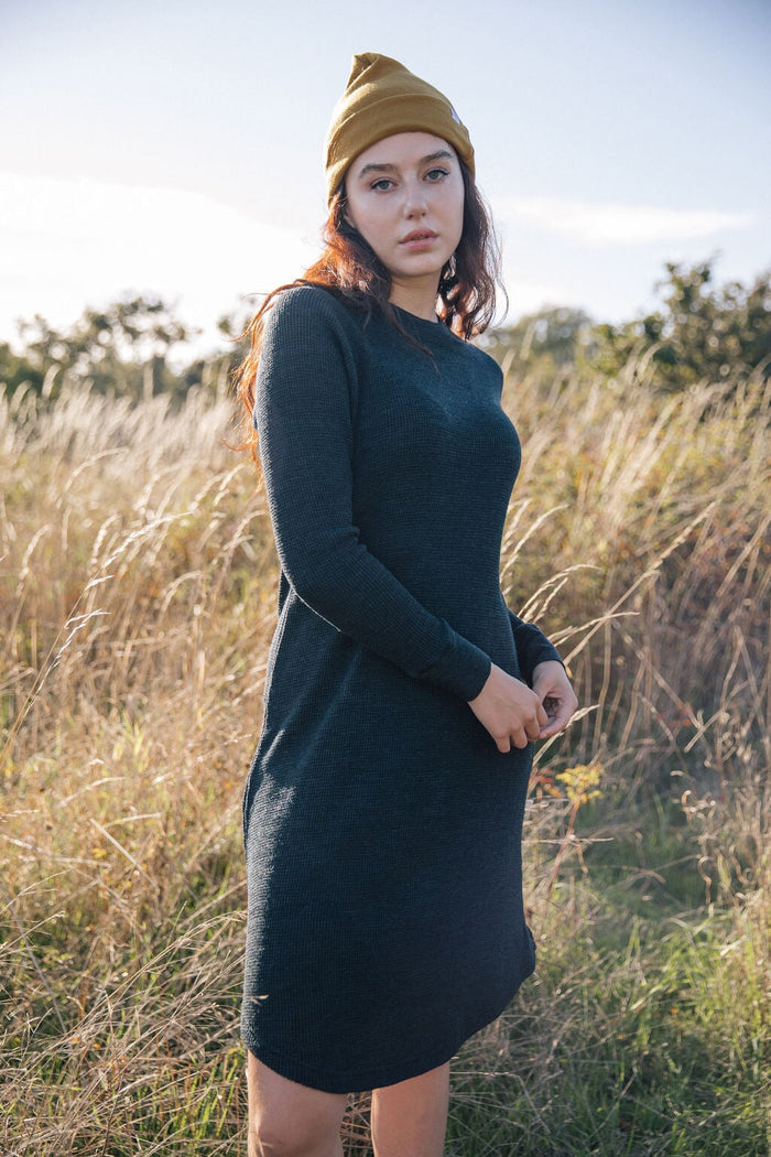 Waffle Dress | Mickey is wearing size Small, height 5.7"