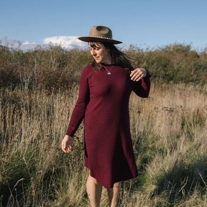Waffle Dress | Norah is wearing size Medium, height 5.6"
