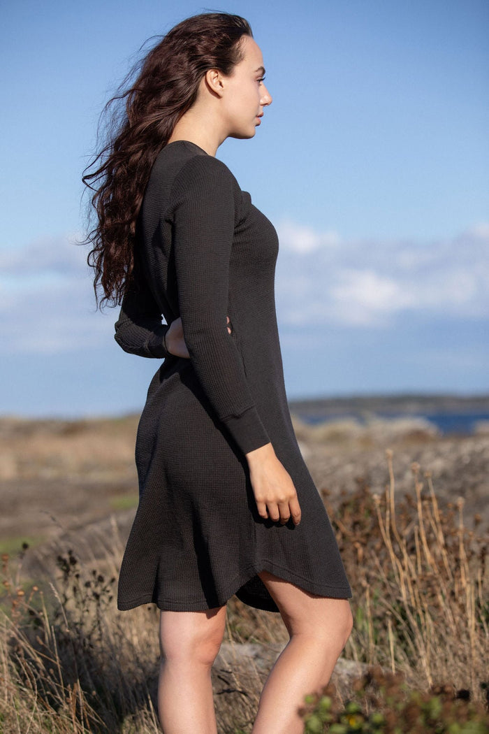 Merino Waffle Dress - Final Sale