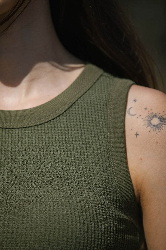 Merino Waffle Undershirt/Tank