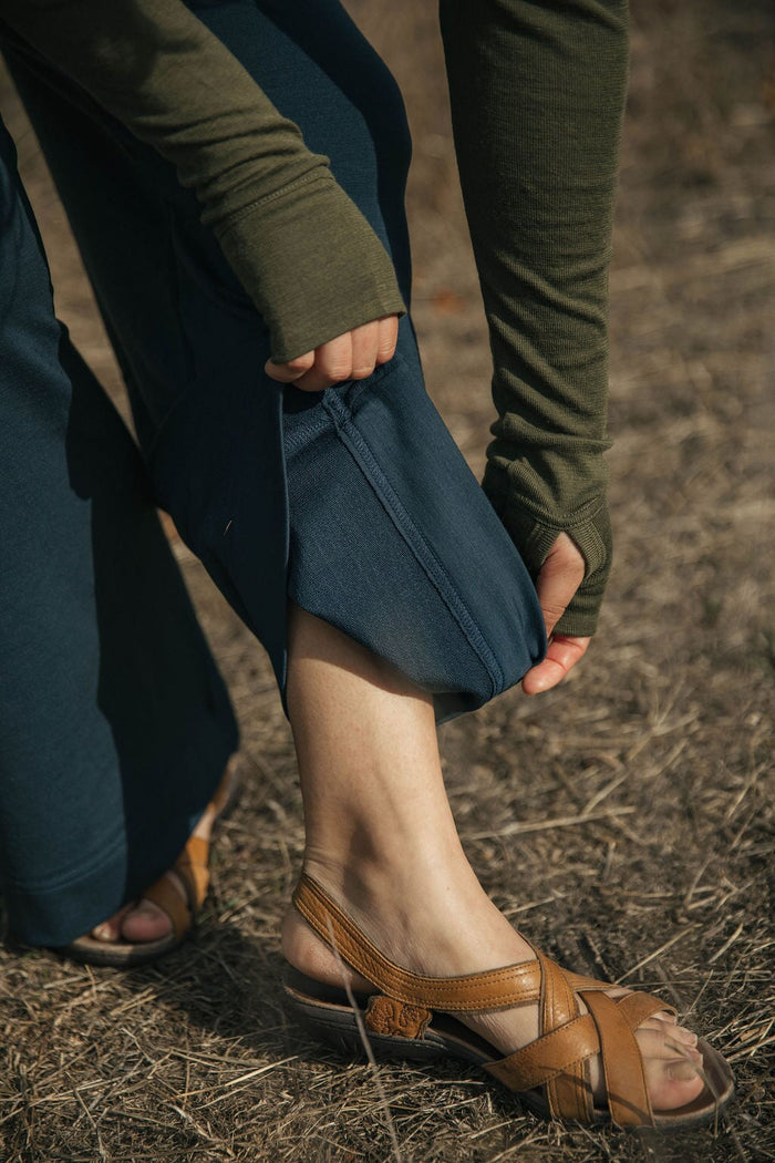 Merino Wide Leg Lounge Pant