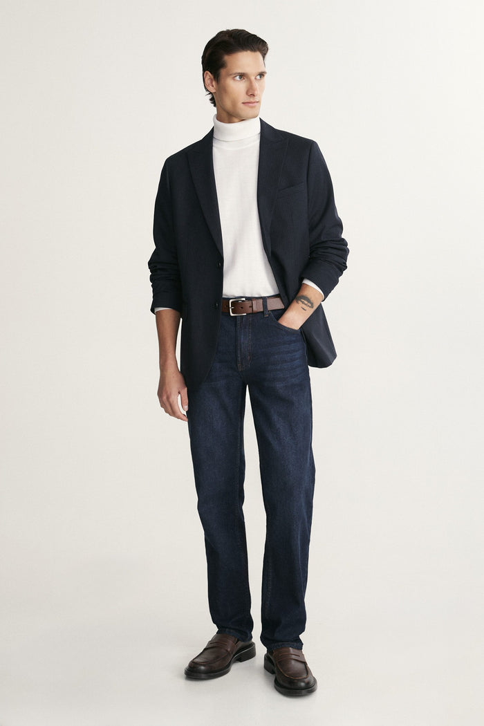 Merino wool turtle neck sweater