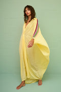 Mesh Twist Front Kaftan
