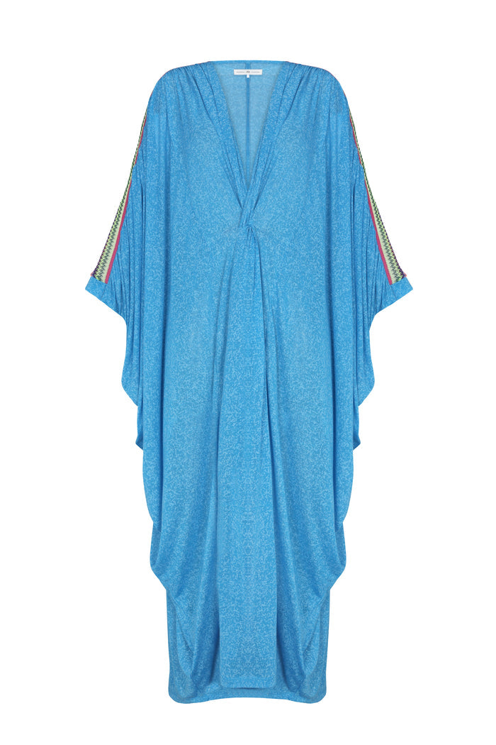 Mesh Twist Front Kaftan