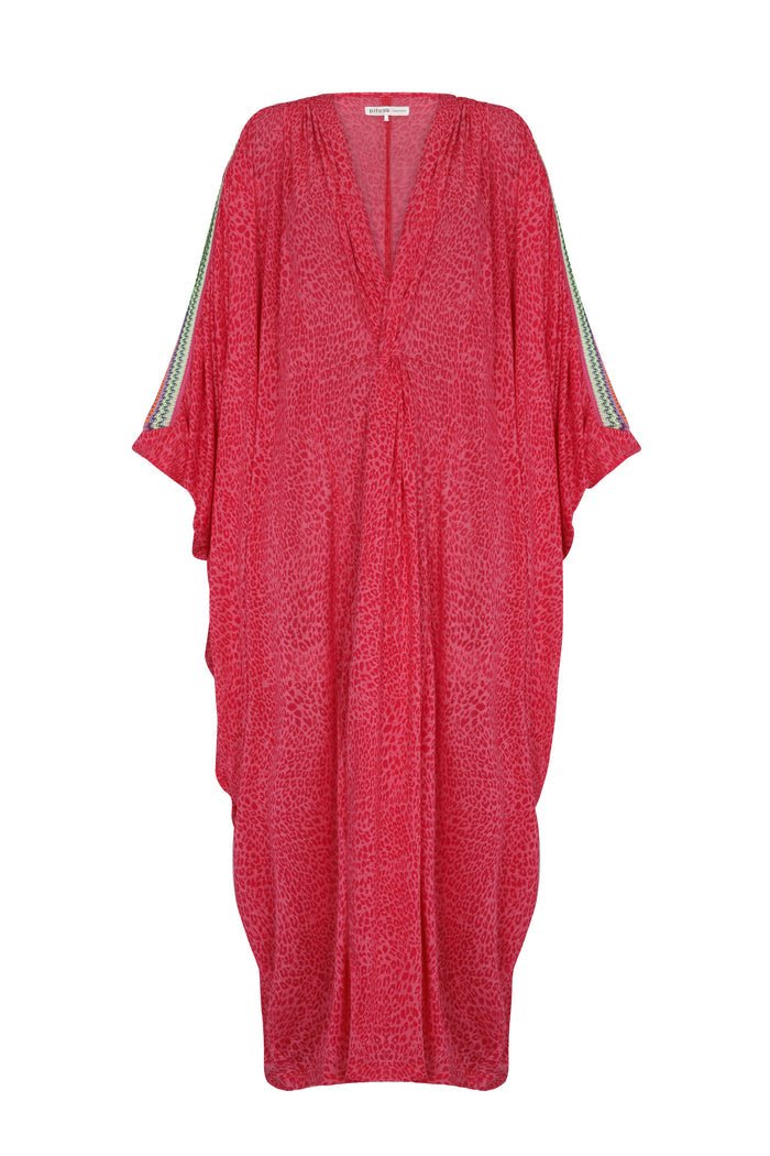 Mesh Twist Front Kaftan