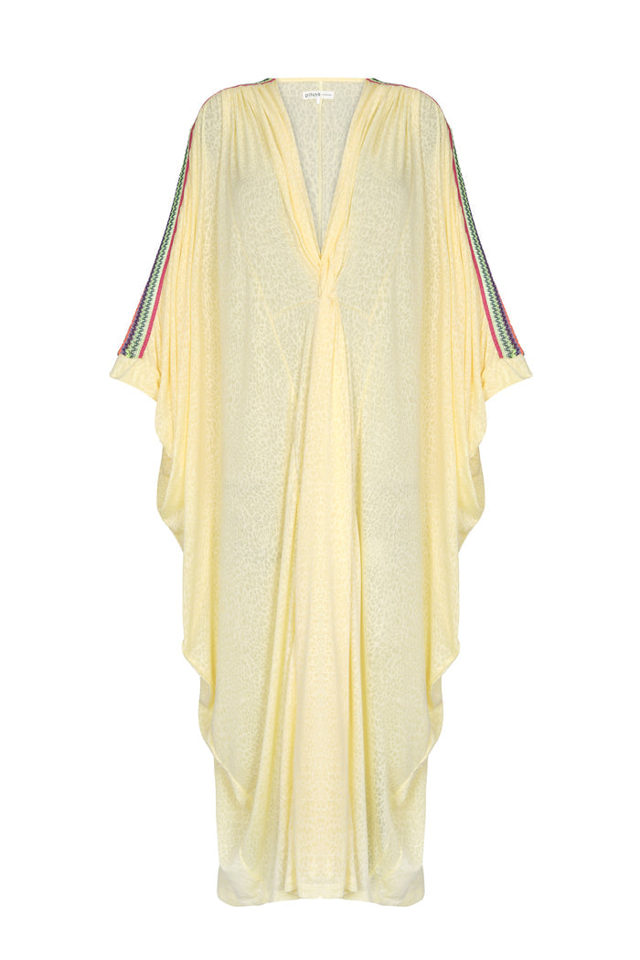 Mesh Twist Front Kaftan