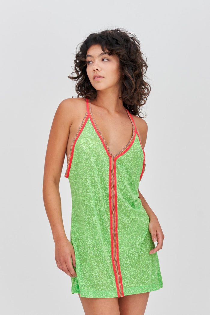 Lime w/ Red / PETITE