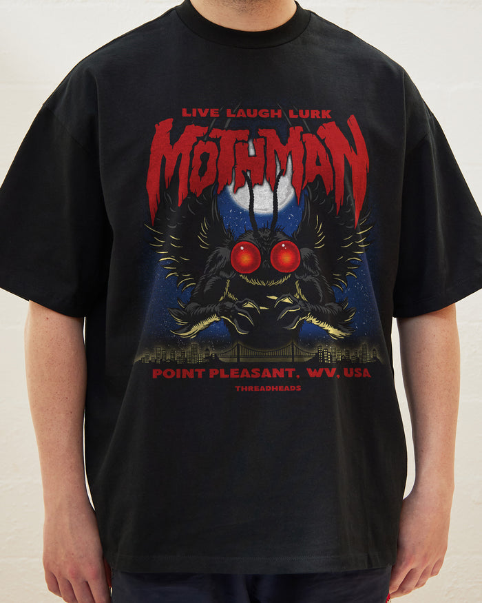 Mothman - Live Laugh Lurk Oversized Tee Australia Online