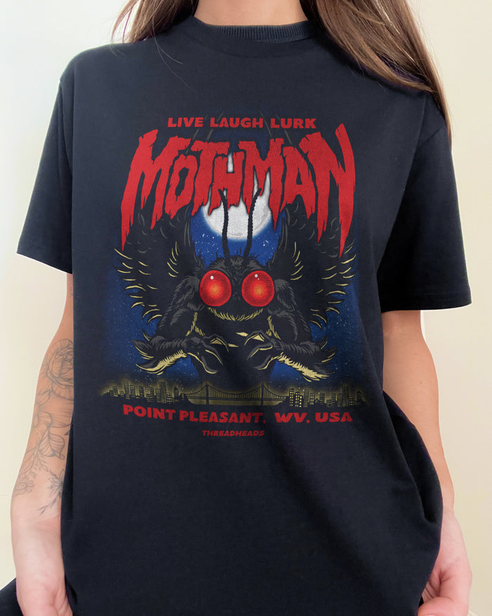 Mothman - Live Laugh Lurk T-Shirt Australia Online