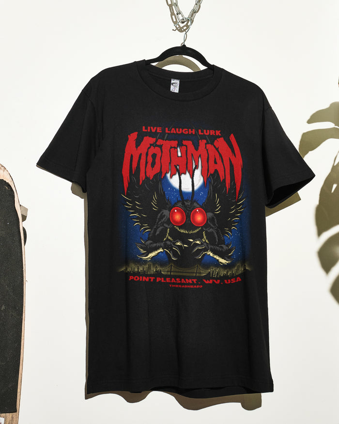 Mothman - Live Laugh Lurk T-Shirt Australia Online