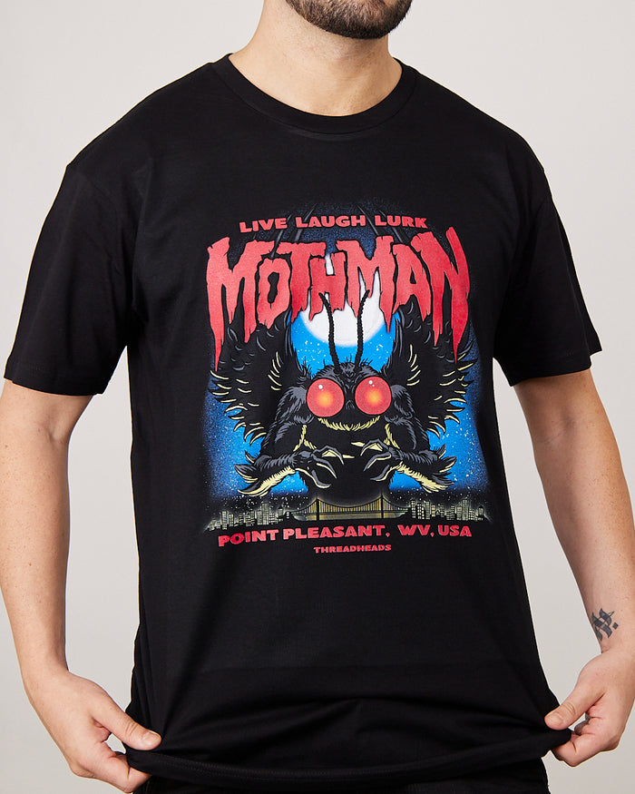 Mothman - Live Laugh Lurk T-Shirt Australia Online