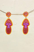 Mushroom Clip-on Earrings