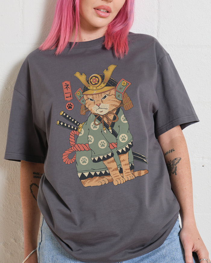 Neko Samurai T-Shirt Australia Online