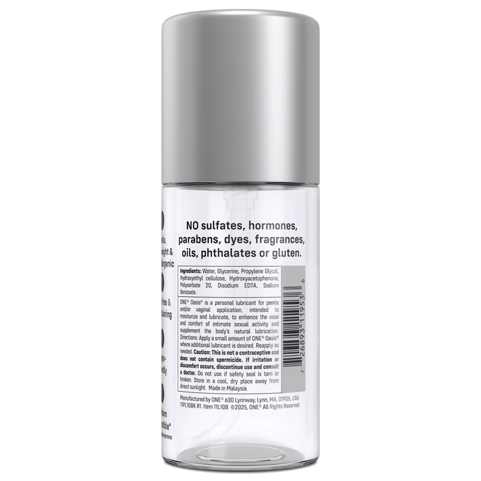 Oasis® Personal Water - Based Lubricant | Oasis® Personal Water - Based Lubricant ONE®