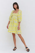 Pattern Play Babydoll Dress