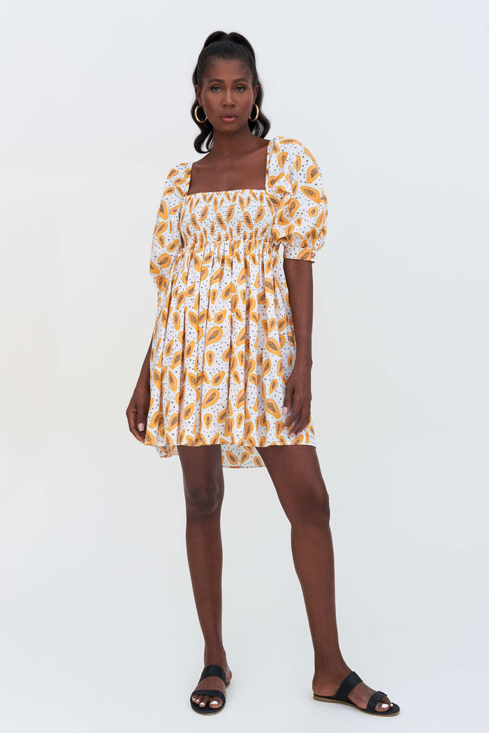 Pattern Play Babydoll Dress