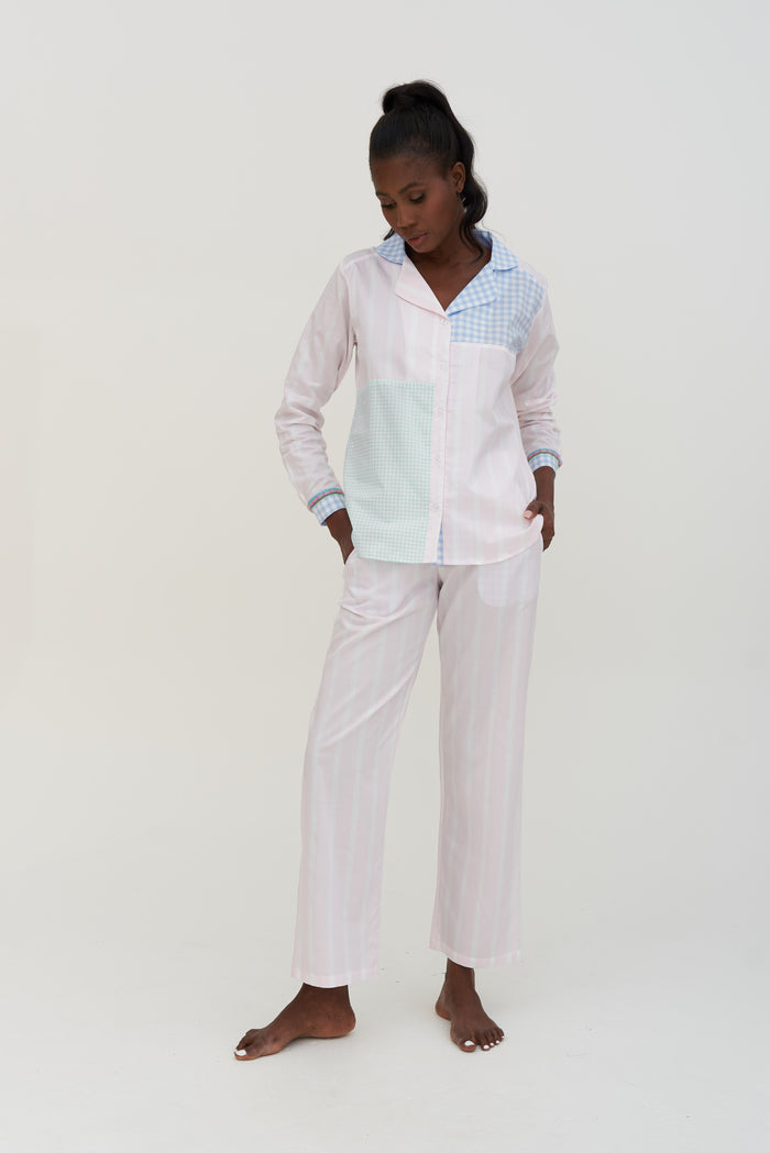 Pattern Play Classic Long Sleeve PJ Top and Pant