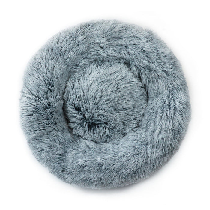 Plush cat kennel dog kennel pet kennel removable and washable round pet