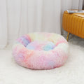 Plush cat kennel dog kennel pet kennel removable and washable round pet