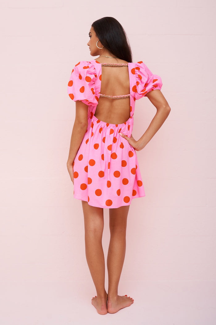 Polka Dot Babydoll Dress