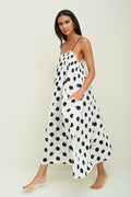 Polka Dot Midi Dress