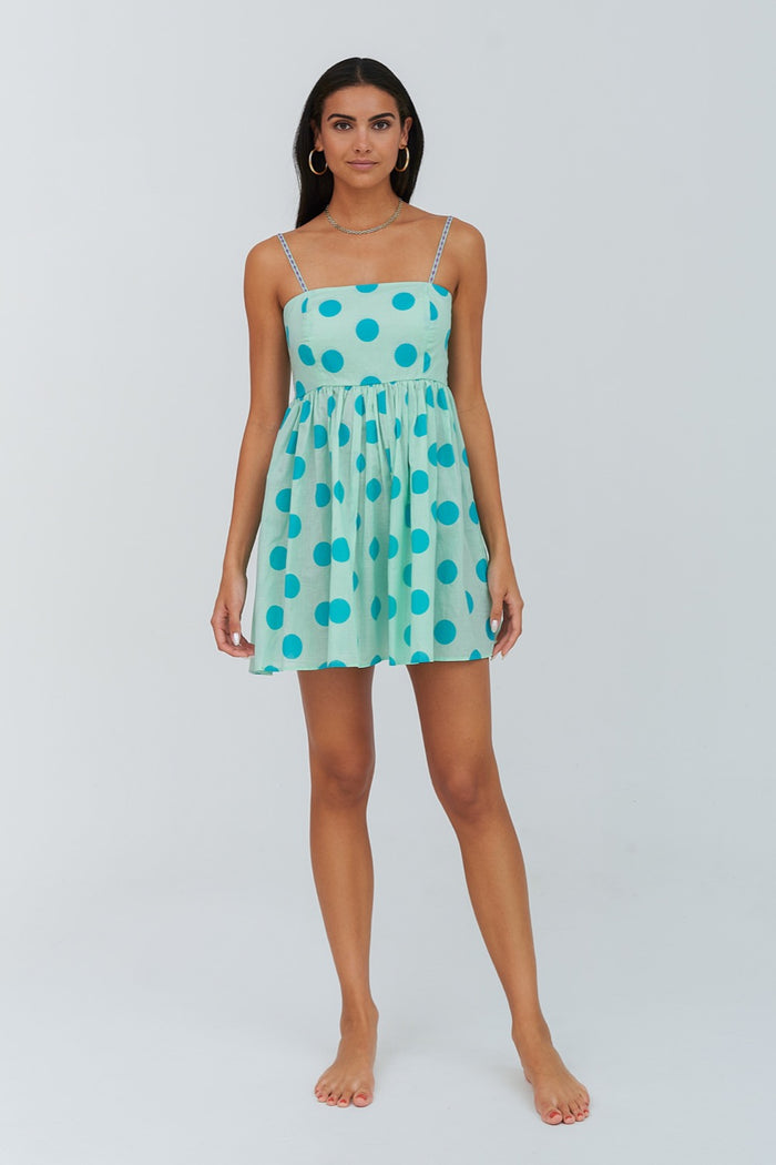 Polka Dot Skater Dress