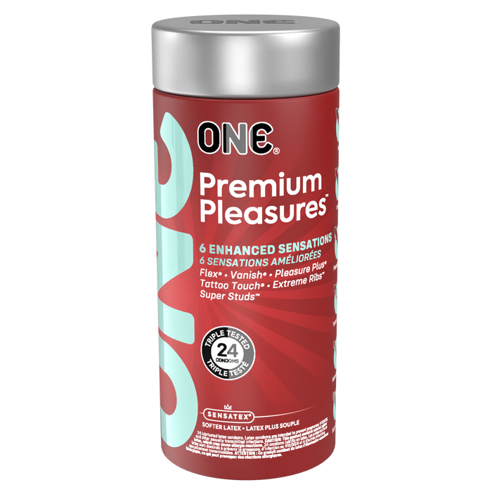 Premium Pleasures™ Condoms Variety Pack
