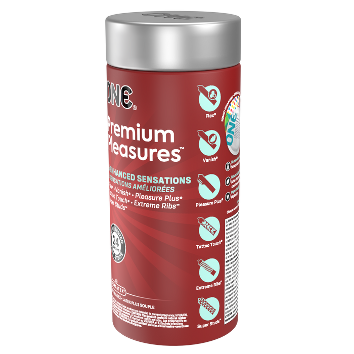Premium Pleasures™ Condoms Variety Pack