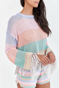 Rainbow Crochet Shorts